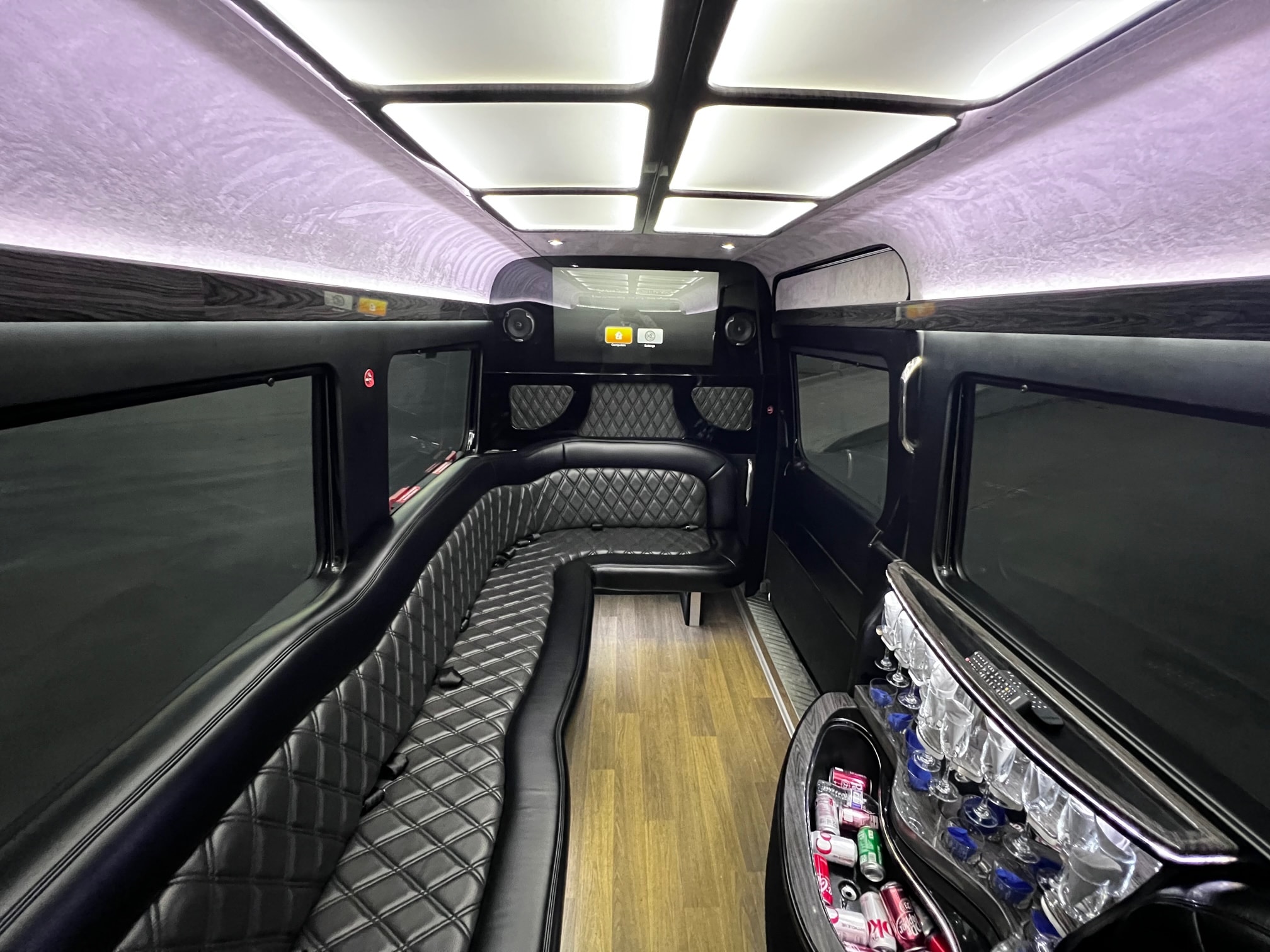 Sprinter Limo — Dallas Party Bus & Limo — Dallas Premier Car Service, view 3